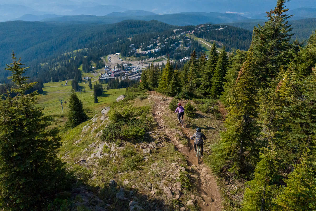 Silver Star Bike Park trails