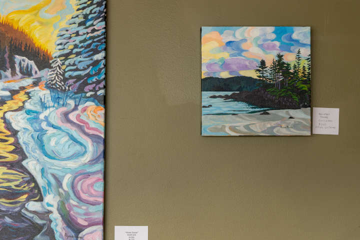 Artist wall at Mount Washington