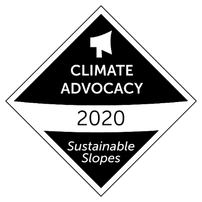 Mount Washington has received the digital badge for Sustainable Slopes - Climate Action Advocacy.