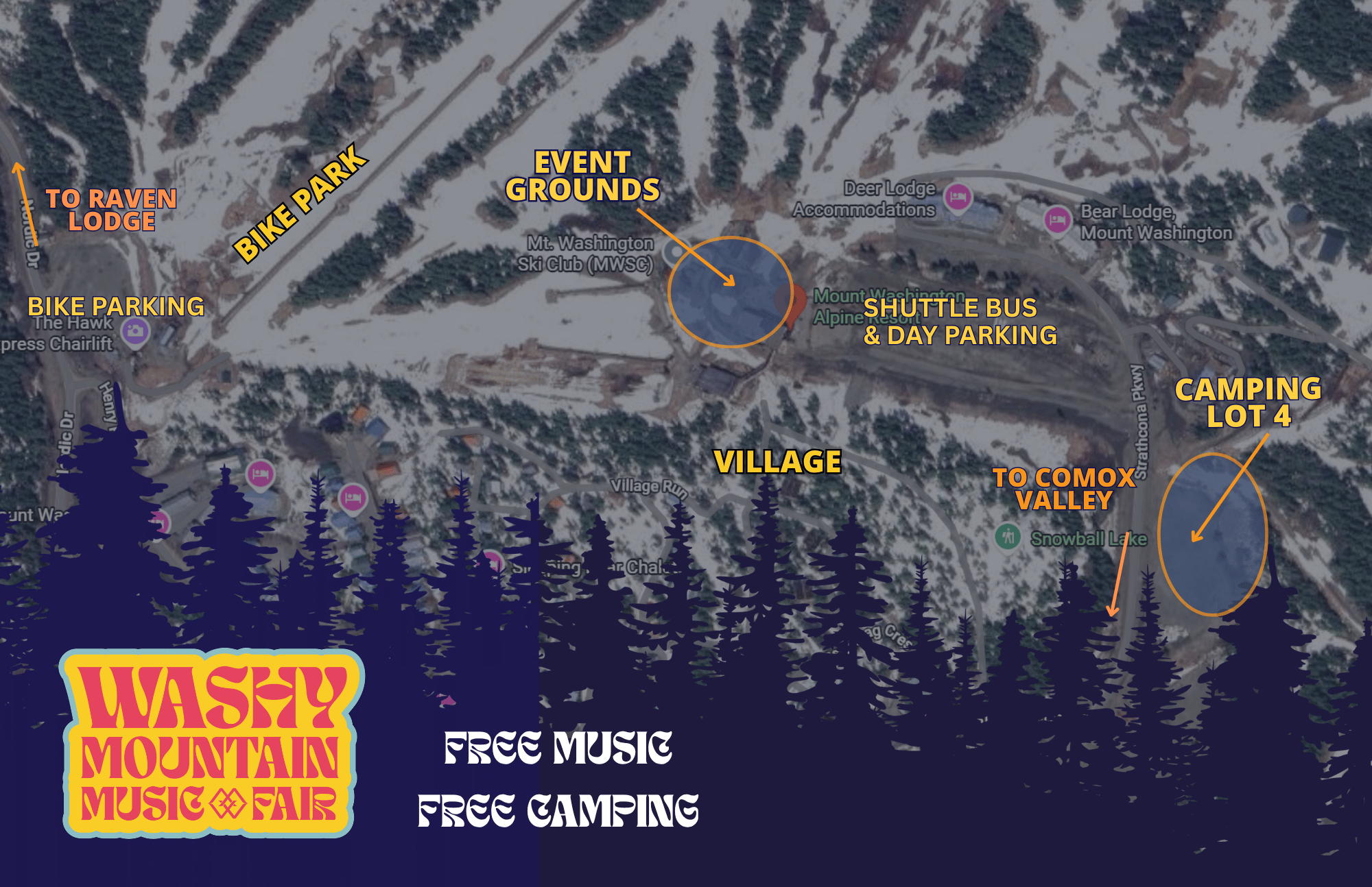 Washy Mountain Music Fair site map, page 2