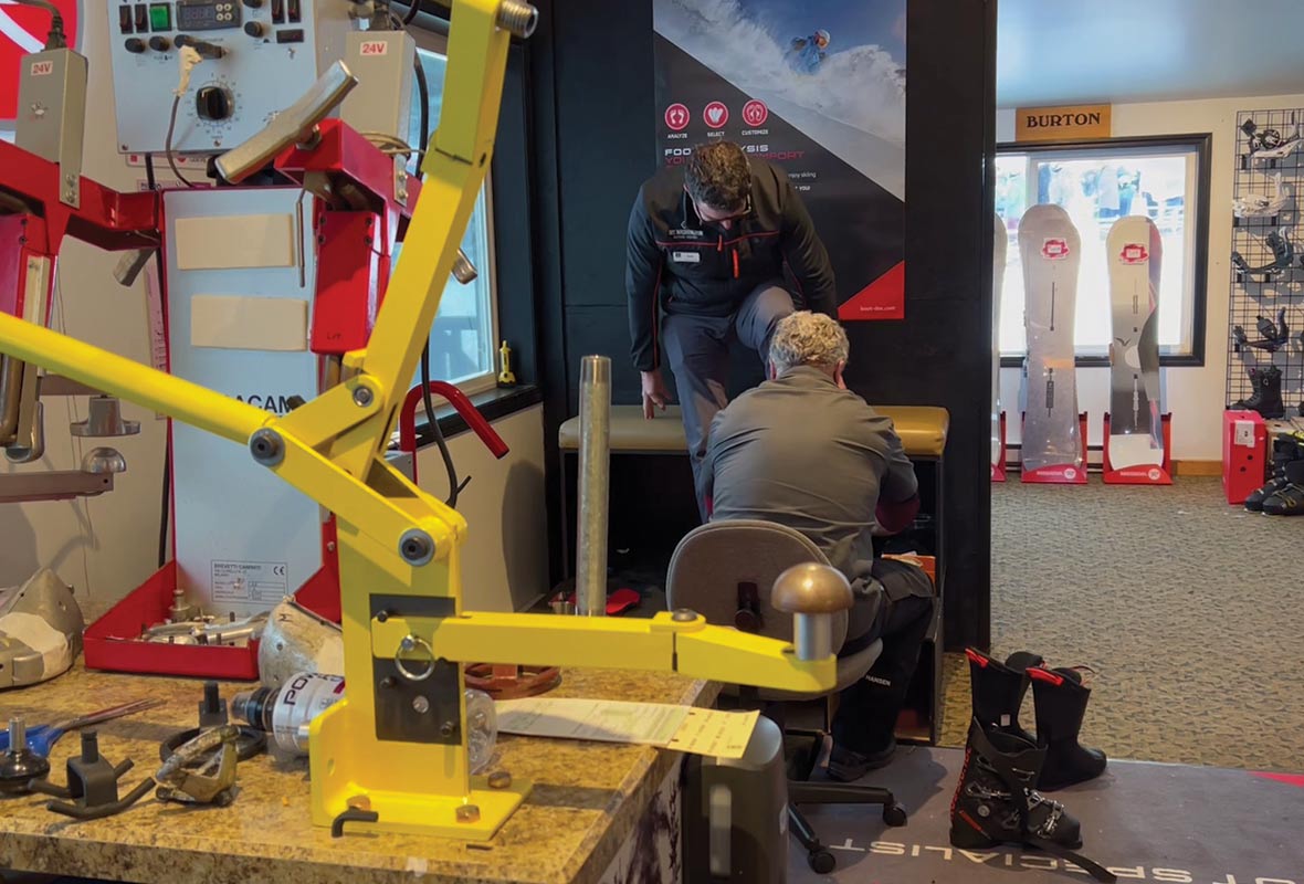 Custom Boot Fitting with The Boot Doctor at the Rossignol Demo Centre