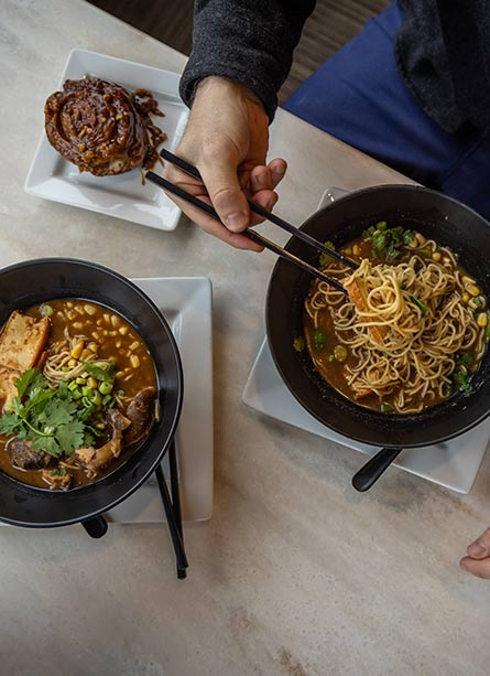 Fresh in-house made noodles and dining at Mount Washington