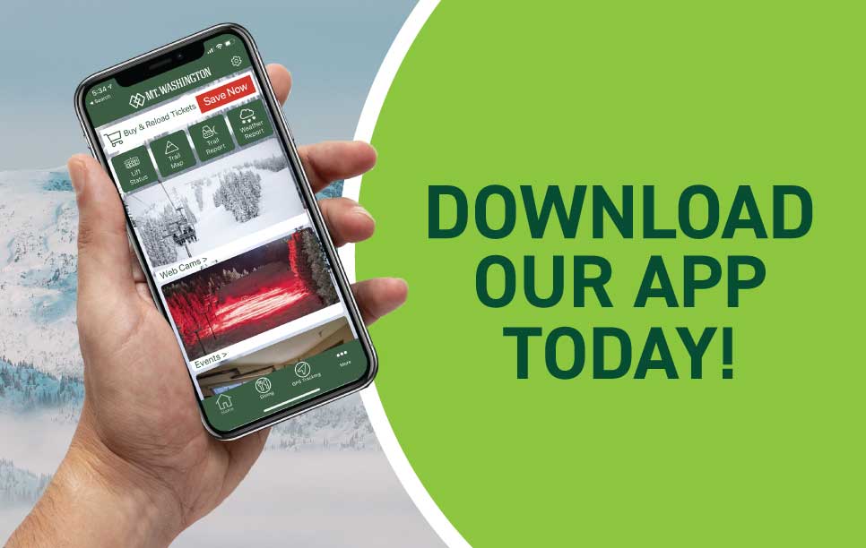 The Mount Washington mobile app